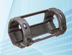 Cast steel cable protector